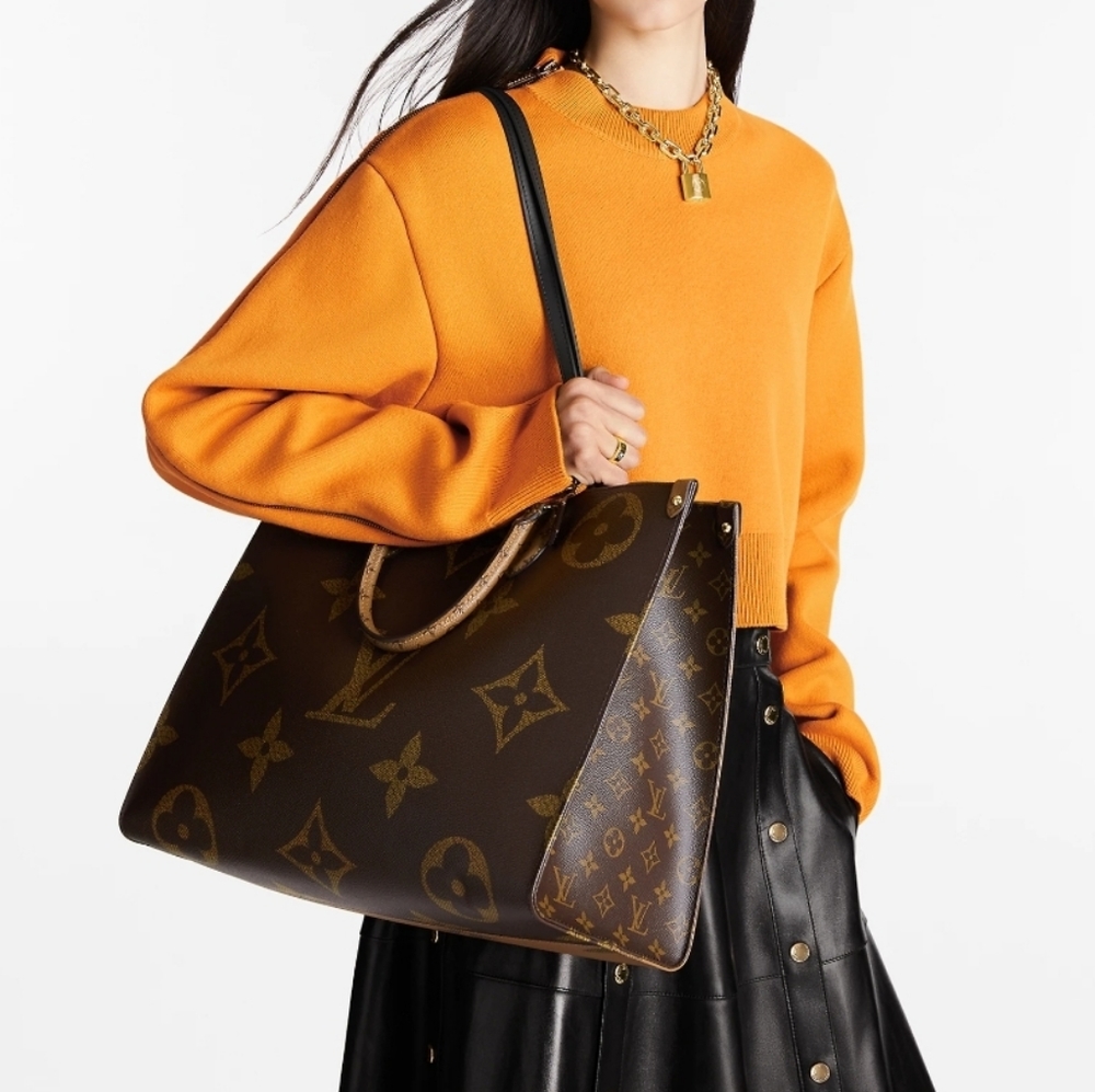 Like New!!! NWT! Louis Vuitton OnTheGo LV Reverse Canvas GIANT Monogram GM - Picture 10 of 16
